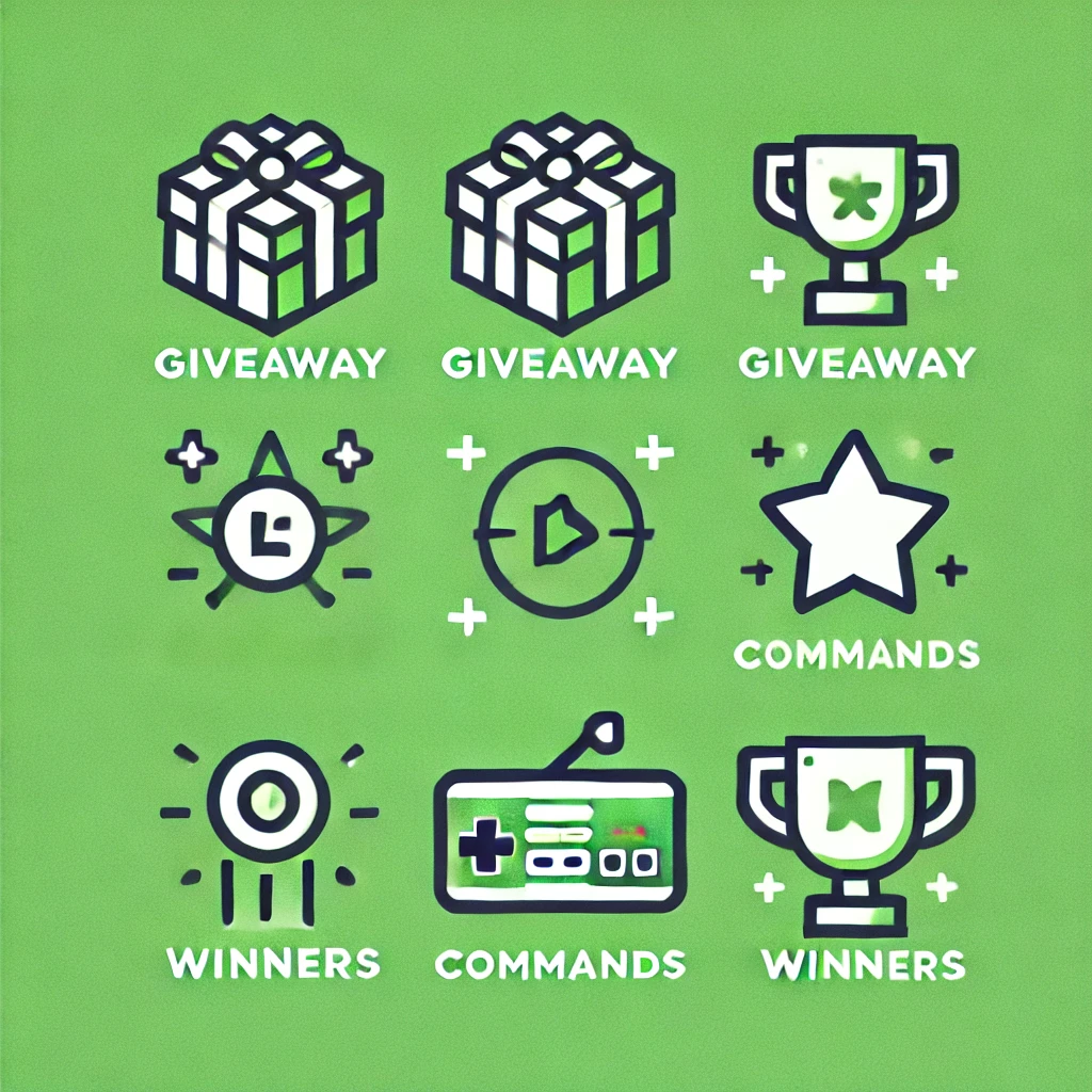 ๐ Giveaway Commands